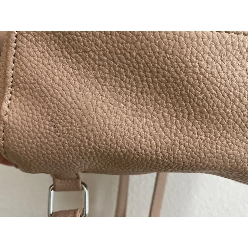 Nanette Lepore Pebbled Vegan Leather Backpack Light Pink